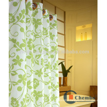 Printed Hookless Shower Curtain Fire Sprinkler Water Bath Curtain